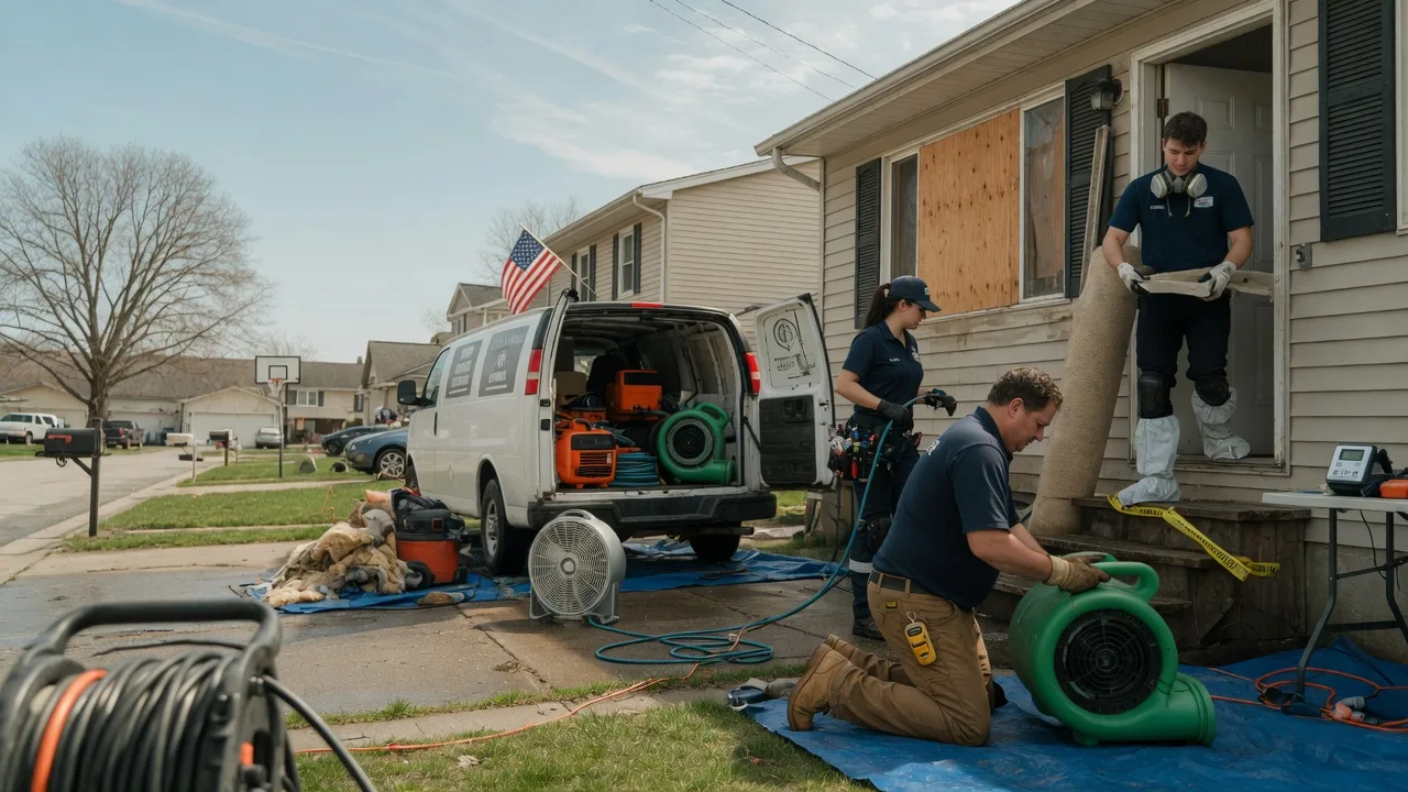 Water Damage Restoration in Arenzville, IL near me